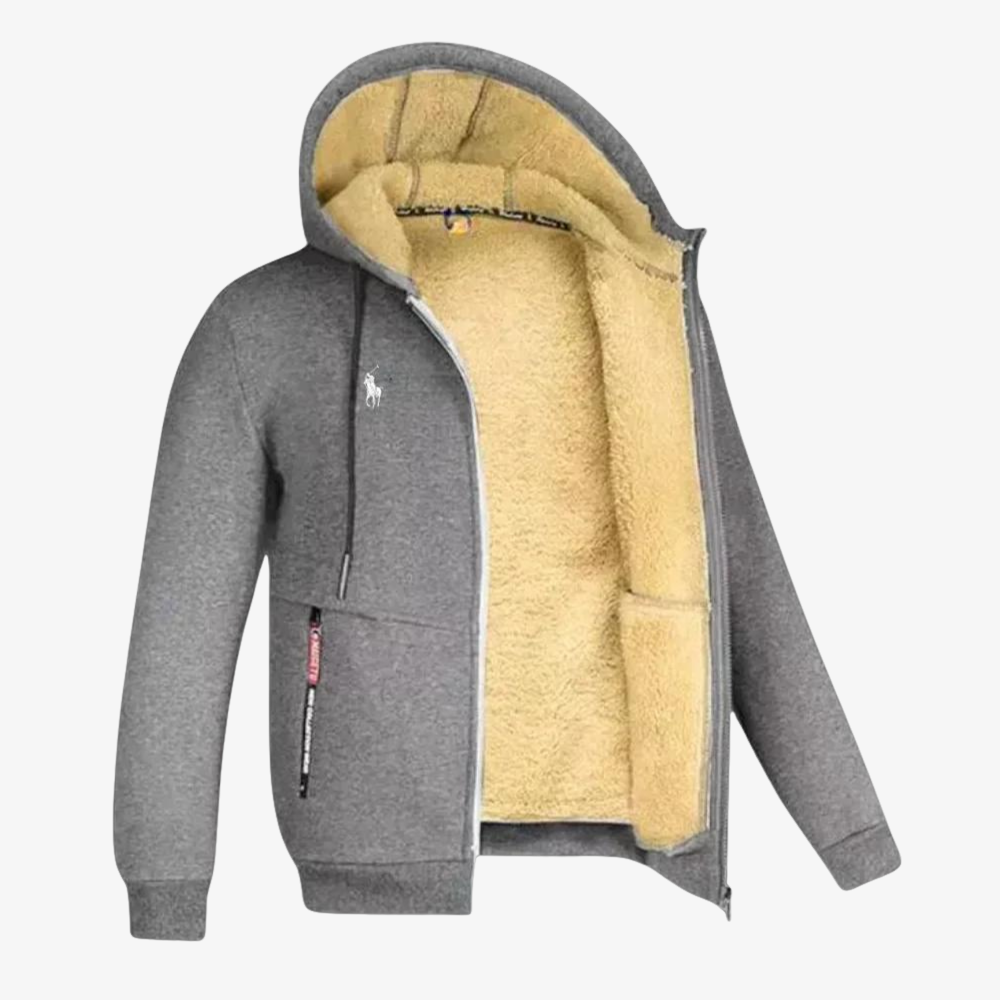 OUTLET™ Hoodie mit Fleecefutter & Reißverschluss