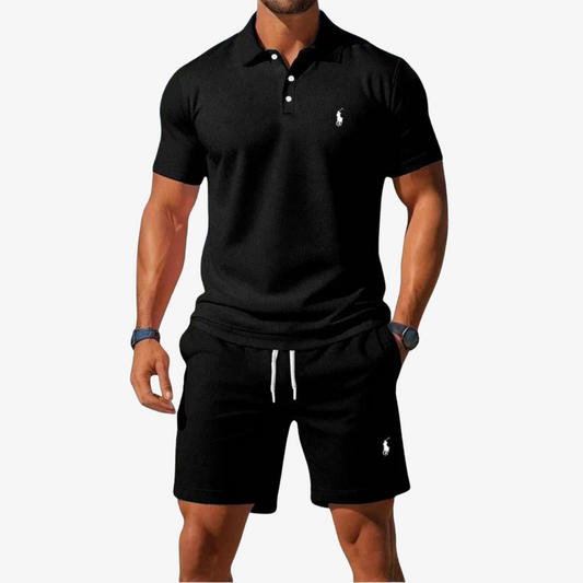 OUTLET™ Polo-Set – Hemd & kurze Hose