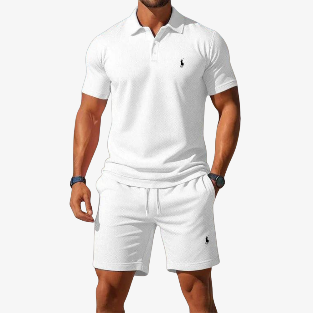OUTLET™ Polo-Set – Hemd & kurze Hose