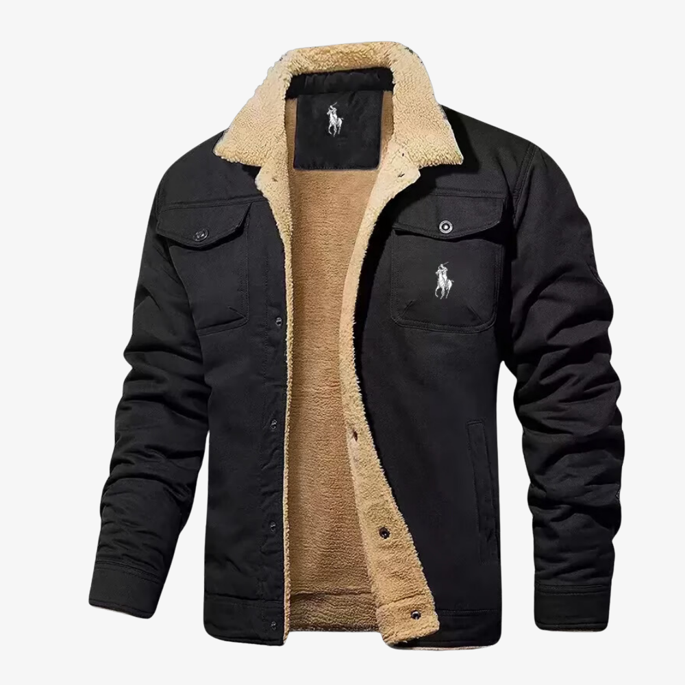 OUTLET™ Jeansjacke mit Fellfutter