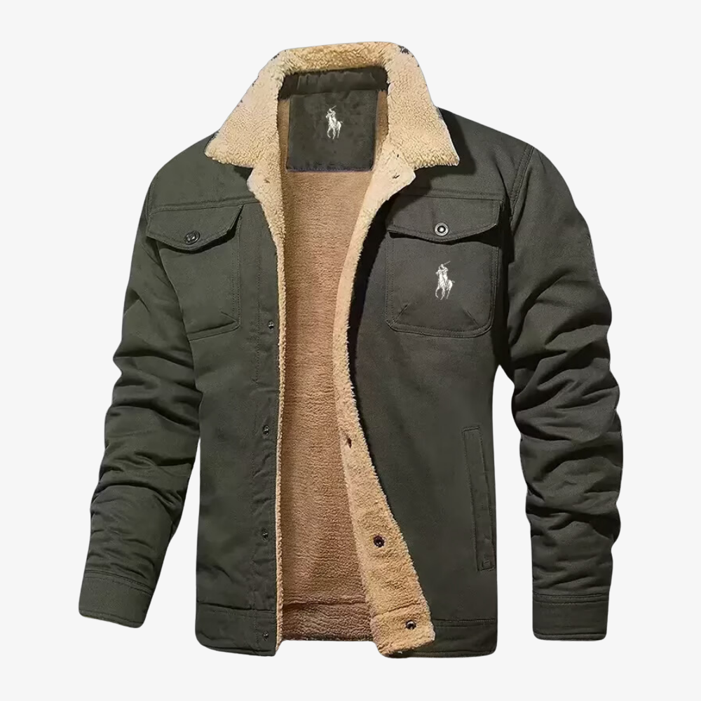 OUTLET™ Jeansjacke mit Fellfutter