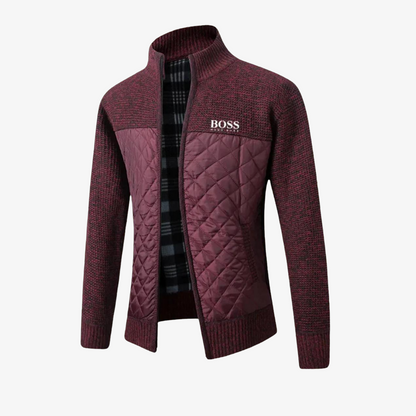 OUTLET™ Strickjacke mit Steppfront