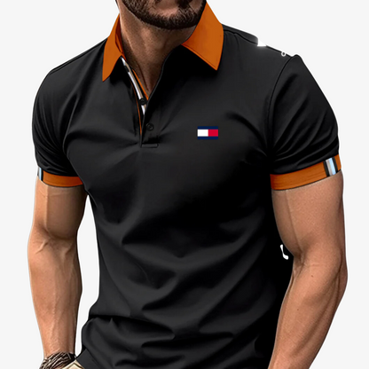 OUTLET™ Poloshirt mit Kontrastkragen