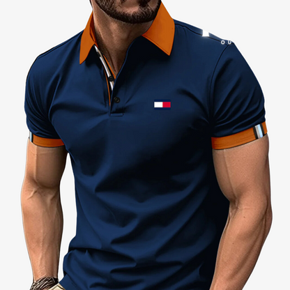 OUTLET™ Poloshirt mit Kontrastkragen