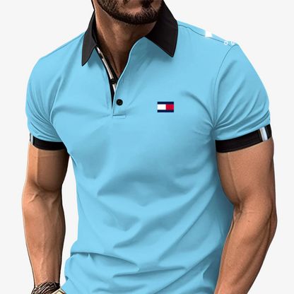 OUTLET™ Poloshirt mit Kontrastkragen