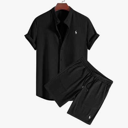 OUTLET™ Casual-Set – Hemd & Shorts