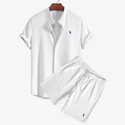 OUTLET™ Casual-Set – Hemd & Shorts