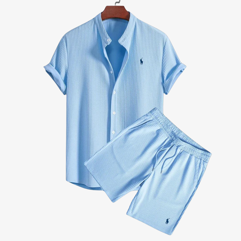 OUTLET™ Casual-Set – Hemd & Shorts