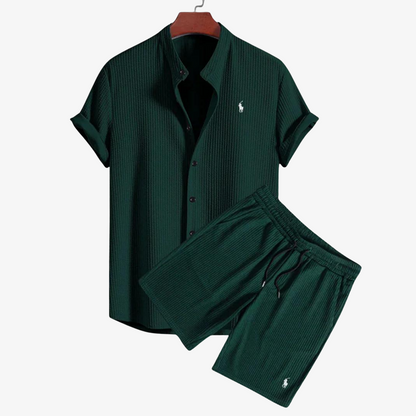 OUTLET™ Casual-Set – Hemd & Shorts