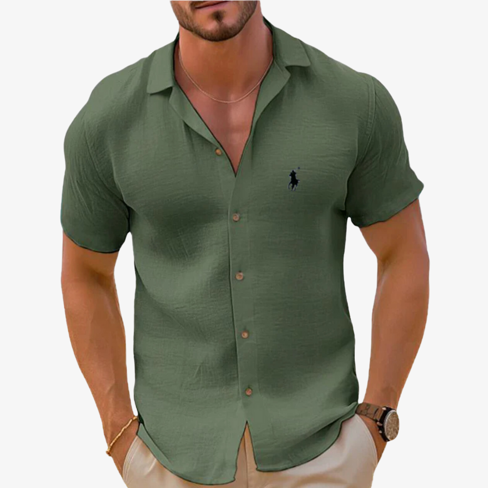 OUTLET™ Leinenhemd mit Knöpfen