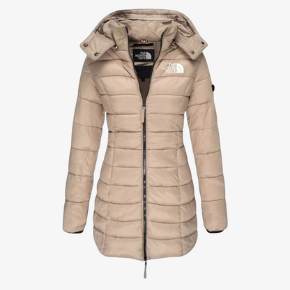 OUTLET™ Lange Steppjacke mit Kapuze