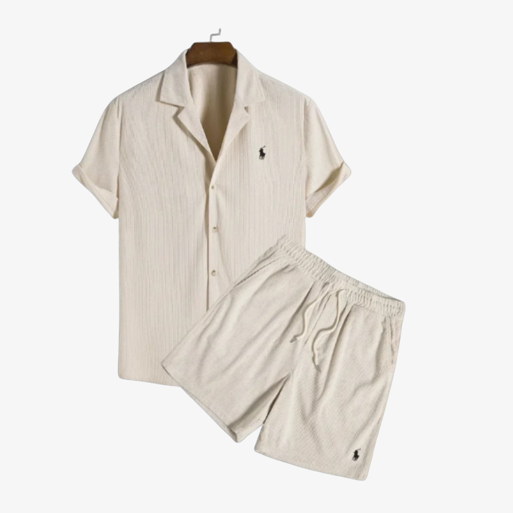 OUTLET™ Casual-Set – Hemd & Shorts